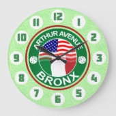 Arthur Ave Bronx Italiaans Grote Klok (Voorkant)