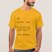 Arthur, ben jij.. Wees beroemd T-shirt (Voorkant)