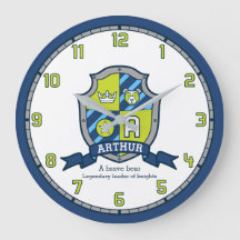 Arthur boys noemden groen blauw ridderschild