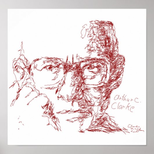arthur c. Clark Poster (Voorkant)