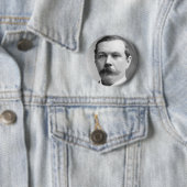 Arthur Conan Doyle Foto Ronde Button 5,7 Cm (In situ)
