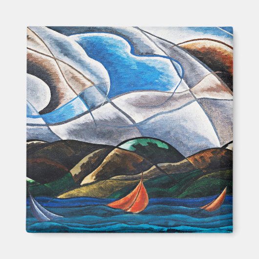 Arthur Dove, Clouds en Water Magneet (Voorkant)