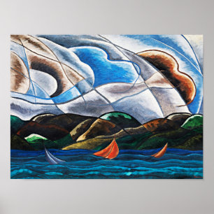 Arthur Dove, Clouds en Water Poster