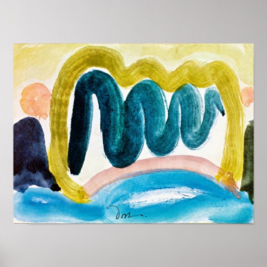 Arthur Dove - Vijver in zonlicht Poster (Voorkant)