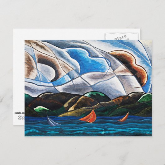 Arthur Dove, Wolken en Water Briefkaart (Voorkant / Achterkant)