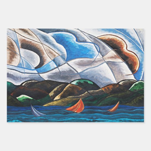 Arthur Dove, Wolken en Water Inpakpapier Vel (Voorkant)