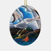 Arthur Dove, Wolken en Water Keramisch Ornament (Rechts)