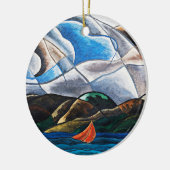 Arthur Dove, Wolken en Water Keramisch Ornament (Links)