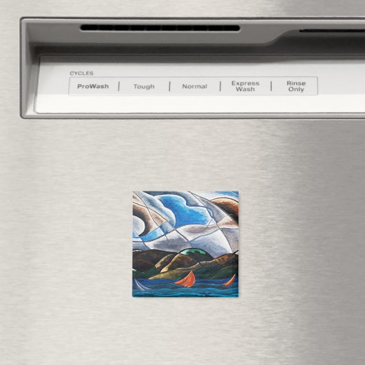 Arthur Dove, Wolken en Water Magneet (Insitu (Vaatwasser))