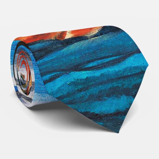 Arthur Dove, Wolken en Water Stropdas (Opgerold)