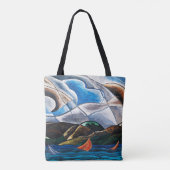 Arthur Dove, Wolken en Water Tote Bag (Achterkant)