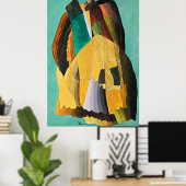 Arthur Dove's Shore Road - High-res Retro Art Poster (Thuiskantoor)