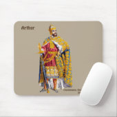 ARTHUR ~ Emperor Charlemagne ~ Personalized ~ Muismat (Met muis)