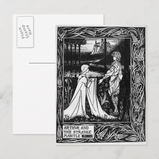 Arthur en de vreemde mantel briefkaart (Voorkant / Achterkant)