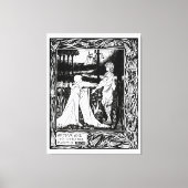 Arthur en de vreemde mantel canvas afdruk (Voorkant)