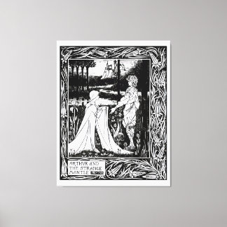Arthur en de vreemde mantel canvas afdruk
