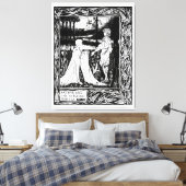 Arthur en de vreemde mantel canvas afdruk (Insitu (Slaapkamer))