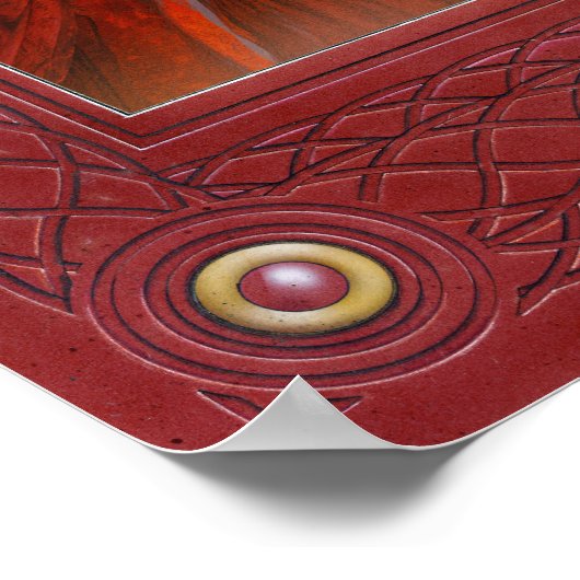 Arthur en Guinevere Poster (Hoek)