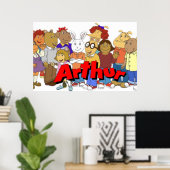 Arthur en vrienden poster (Thuiskantoor)