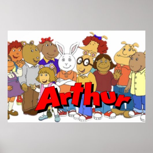 Arthur en vrienden poster (Voorkant)