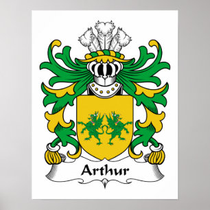 Arthur Family Crest Poster