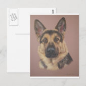 Arthur - German Shepherd Briefkaart (Voorkant / Achterkant)