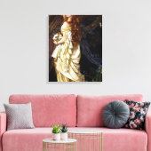 ARTHUR HUGHES - OPHELIA - C.1863 - Pre-Raphaeliete Canvas Afdruk (Insitu (Woonkamer))