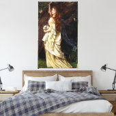 ARTHUR HUGHES - OPHELIA - C.1863 - Pre-Raphaeliete Canvas Afdruk (Insitu (Slaapkamer))