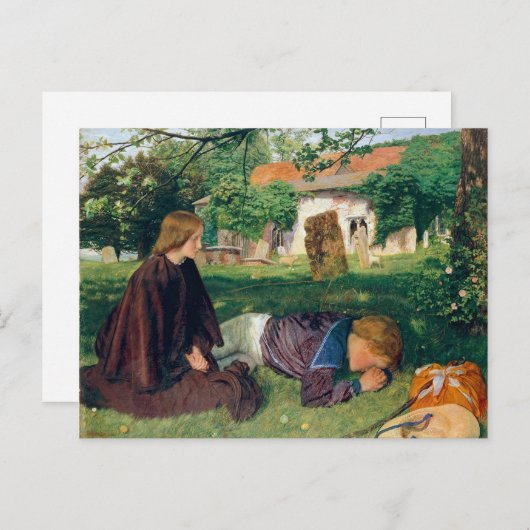 Arthur Hughes terug uit Zee Briefkaart (Voorkant / Achterkant)