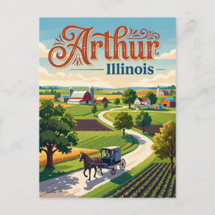 Arthur, Illinois Briefkaart