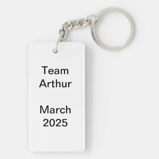 Arthur Keyring Sleutelhanger (achterkant)
