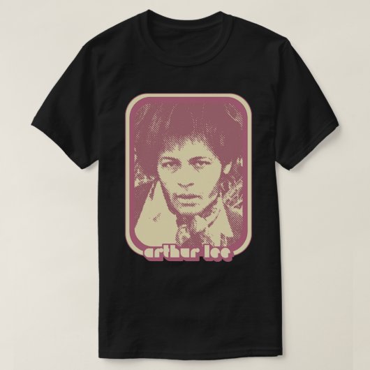 Arthur Lee Retro 60s Stijl Fan Art Design T-shirt (Design voorkant)