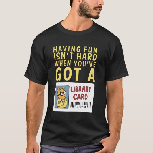 Arthur Library Card T-Shirt (Voorkant)