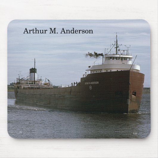 Arthur M. Anderson BC mousepad Muismat (Voorkant)