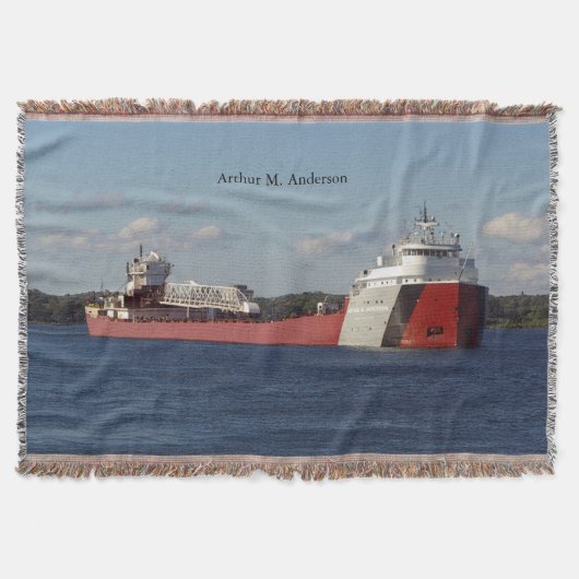 Arthur M. Anderson gooit deken (Voorkant)