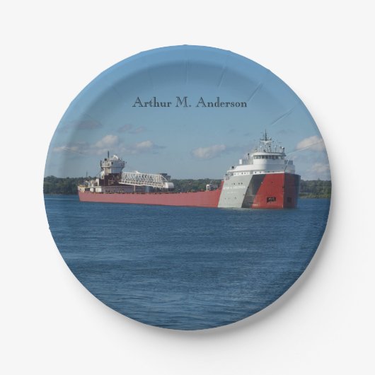 Arthur M. Anderson papier bord (Voorkant)