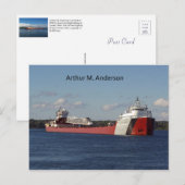 Arthur M. Anderson postkaart (Voorkant / Achterkant)