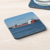 Arthur M. Anderson set van 6 harde plastic onderze Onderzetter (Linkerzijde)