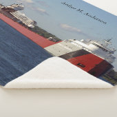 Arthur M. Anderson sherpa blanket Deken (3/4)