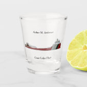 Arthur M. Anderson shot glass Glas (Voorkant)