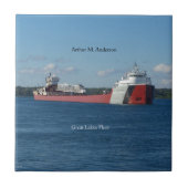 Arthur M. Anderson tegels Tegeltje (Voorkant)