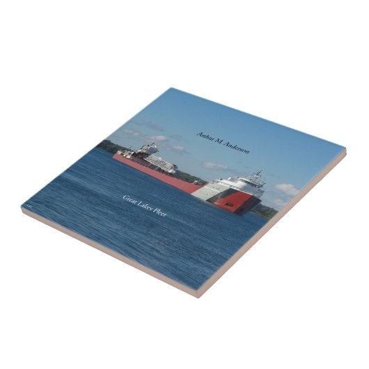 Arthur M. Anderson tegels Tegeltje (Zijkant)