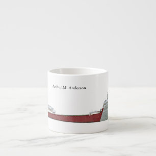 Arthur M. Anderson uitsnede espresso mok
