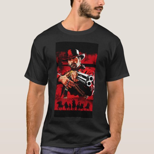 Arthur Morgan met zijn riffelklassieke T-shirt (Voorkant)
