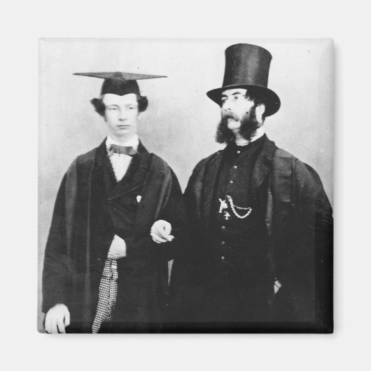 Arthur Munby en zijn vader, c.1851 Magneet (Voorkant)