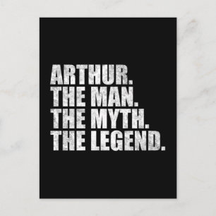 Arthur naam, Arthur De Man De Mythe De Legende Briefkaart