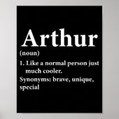 Arthur Name Definition Funny D  Poster (Voorkant)