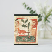 Arthur ontmoet de reus die een varken op a briefkaart (Staand voorkant)