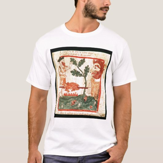 Arthur ontmoet de reus die een varken op een varke t-shirt (Voorkant)