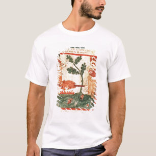 Arthur ontmoet de reus die een varken op een varke t-shirt